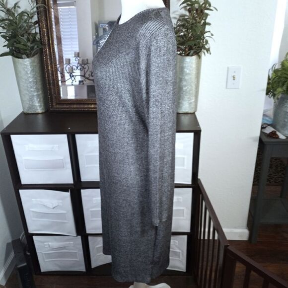 A NEW DAY GRAY MIDI DRESS SZ.L EUC - Picture 5 of 9